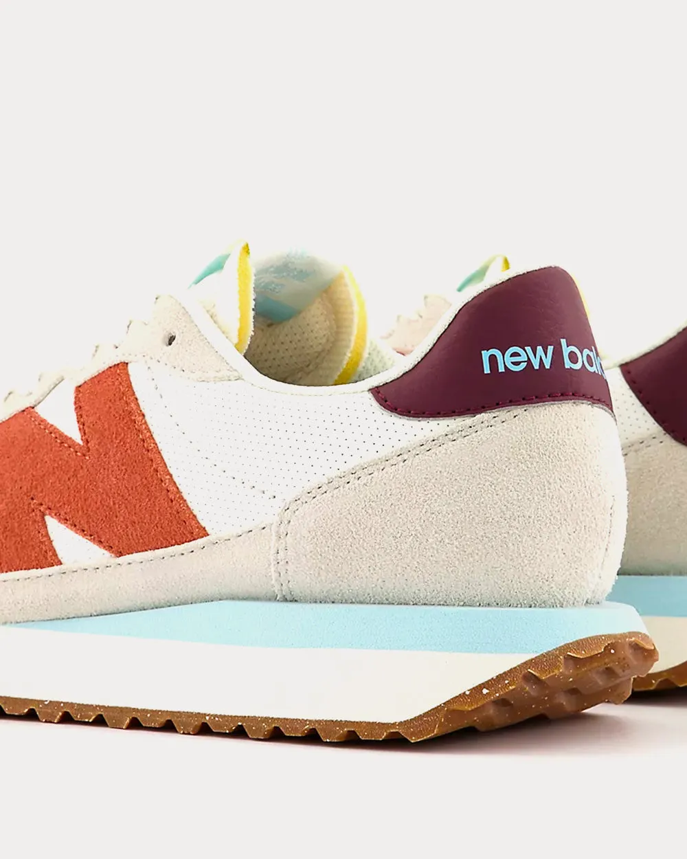 237 Sea Salt with Soft Copper Low Top Sneakers