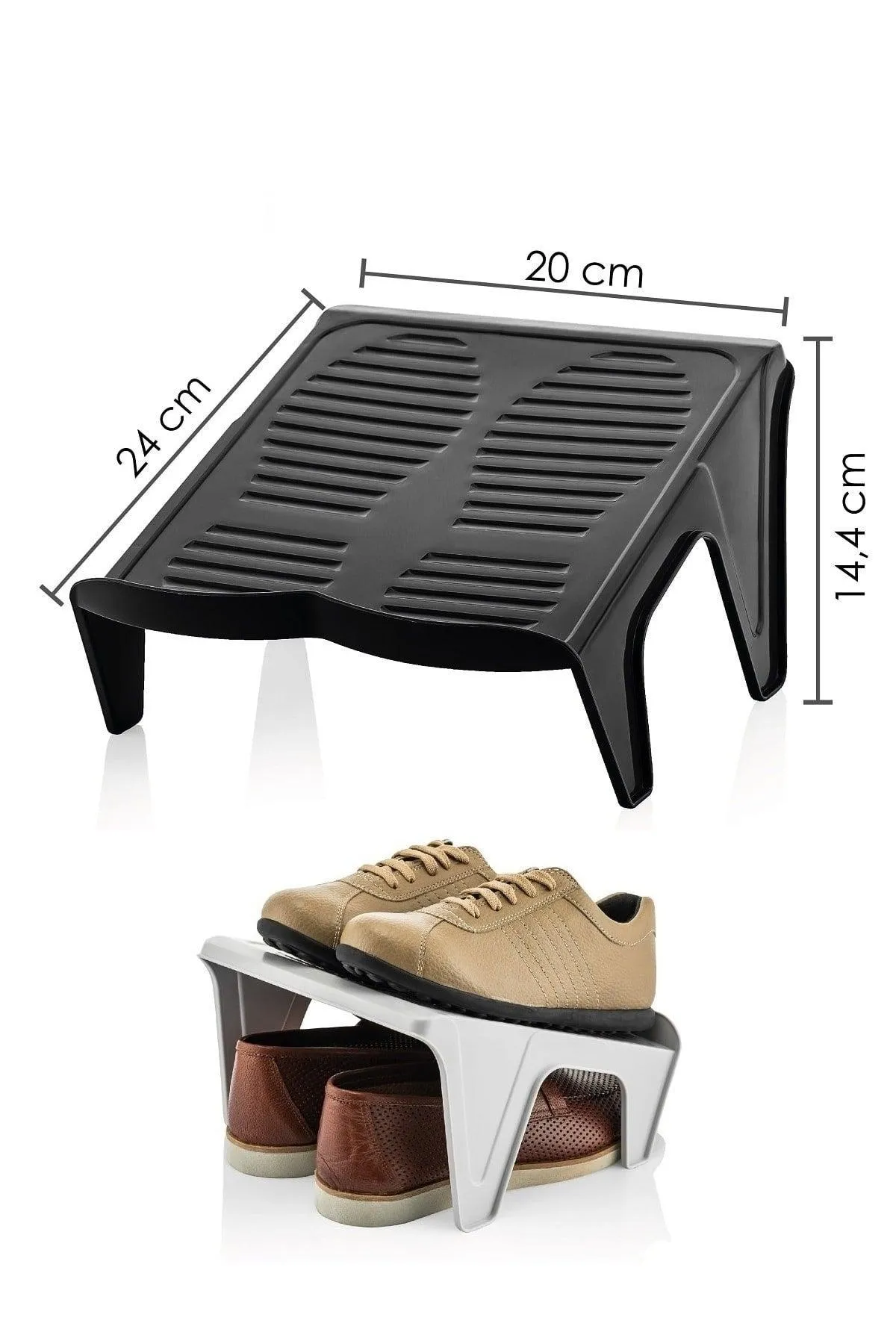 5-Pair Shoe Organizer Ramp
