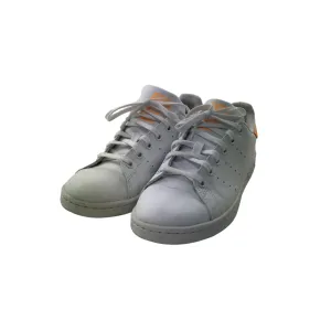 Adidas Stan Smith White and Orange Trainers Shoe Size 4.5