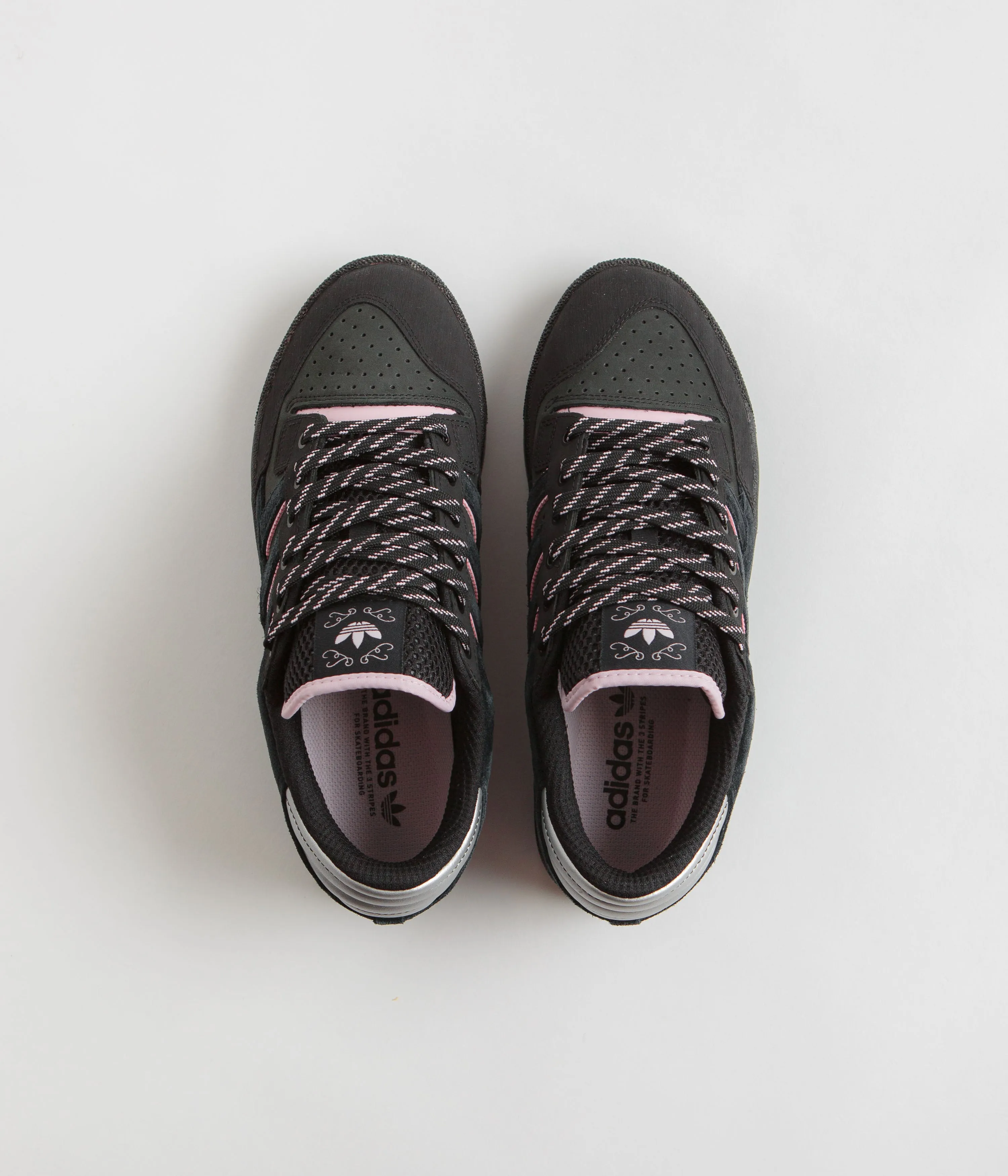 Adidas x Lil Dre Centennial 85 Low ADV Shoes - Core Black / Clear Pink / Core Black
