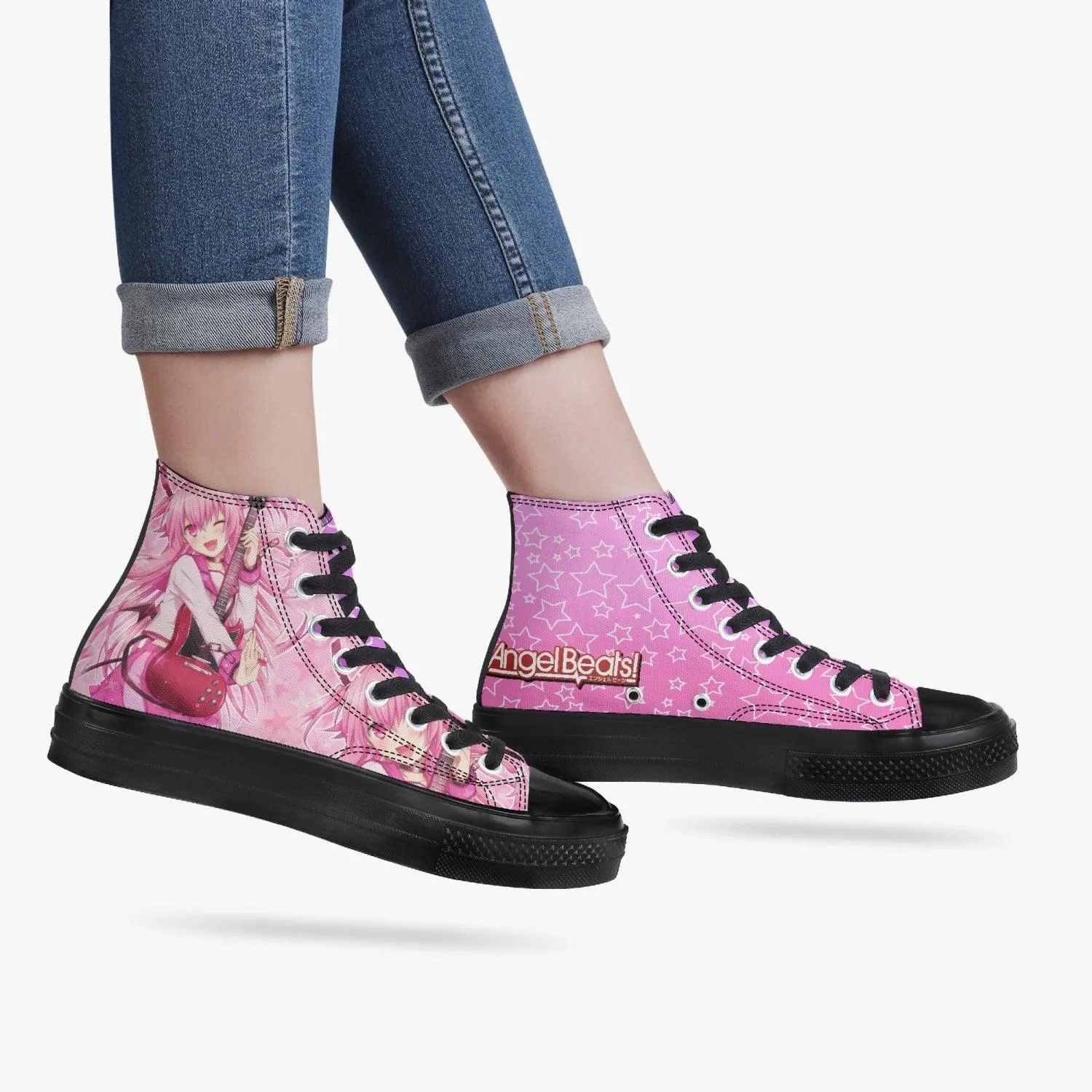 Angel Beats Yui A-Star High Anime Shoes