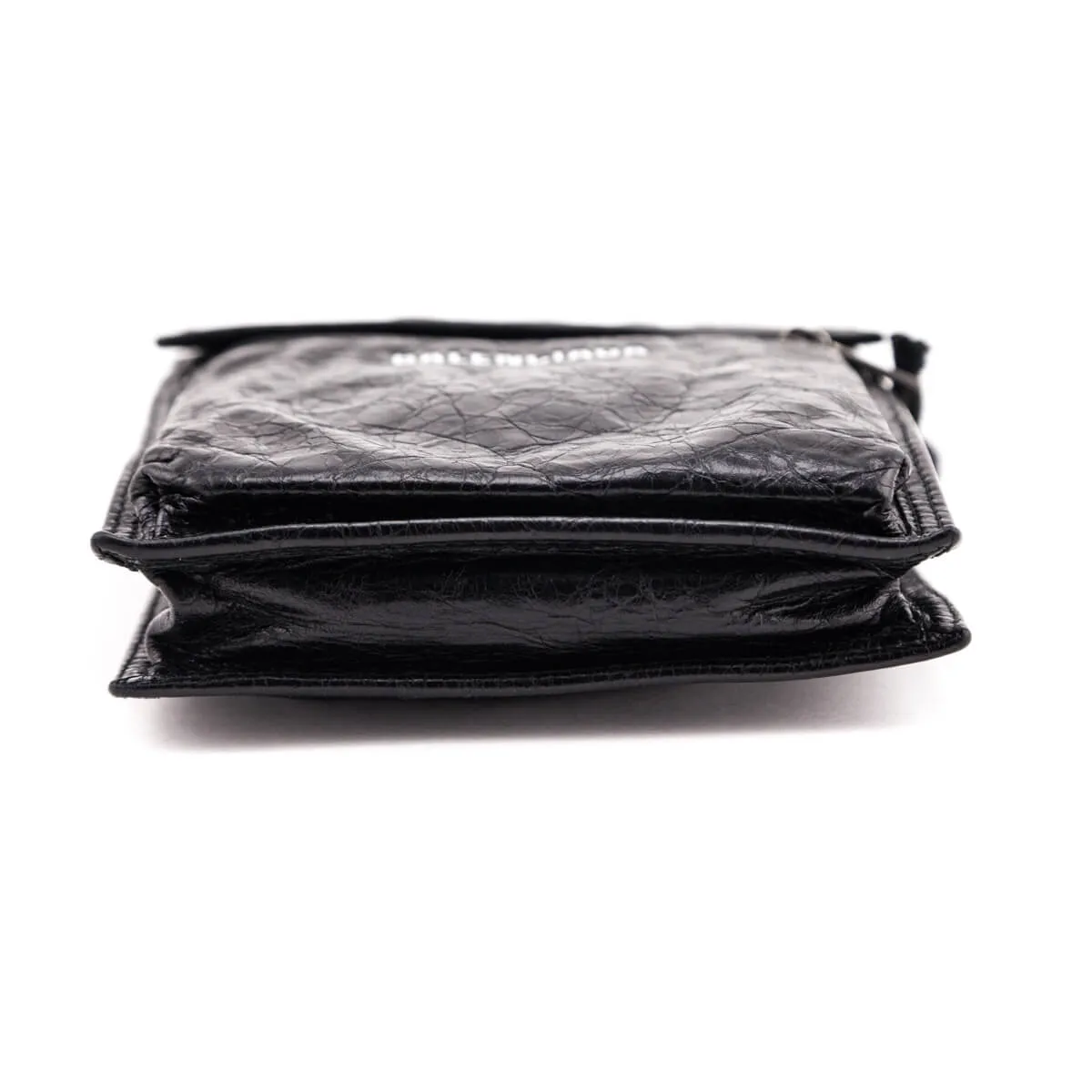 Balenciaga Black Agneau Explorer Crossbody Pouch