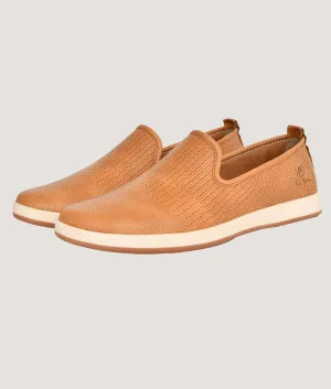 Big Boon Men Perforated Lightweight Slip-On Loafers