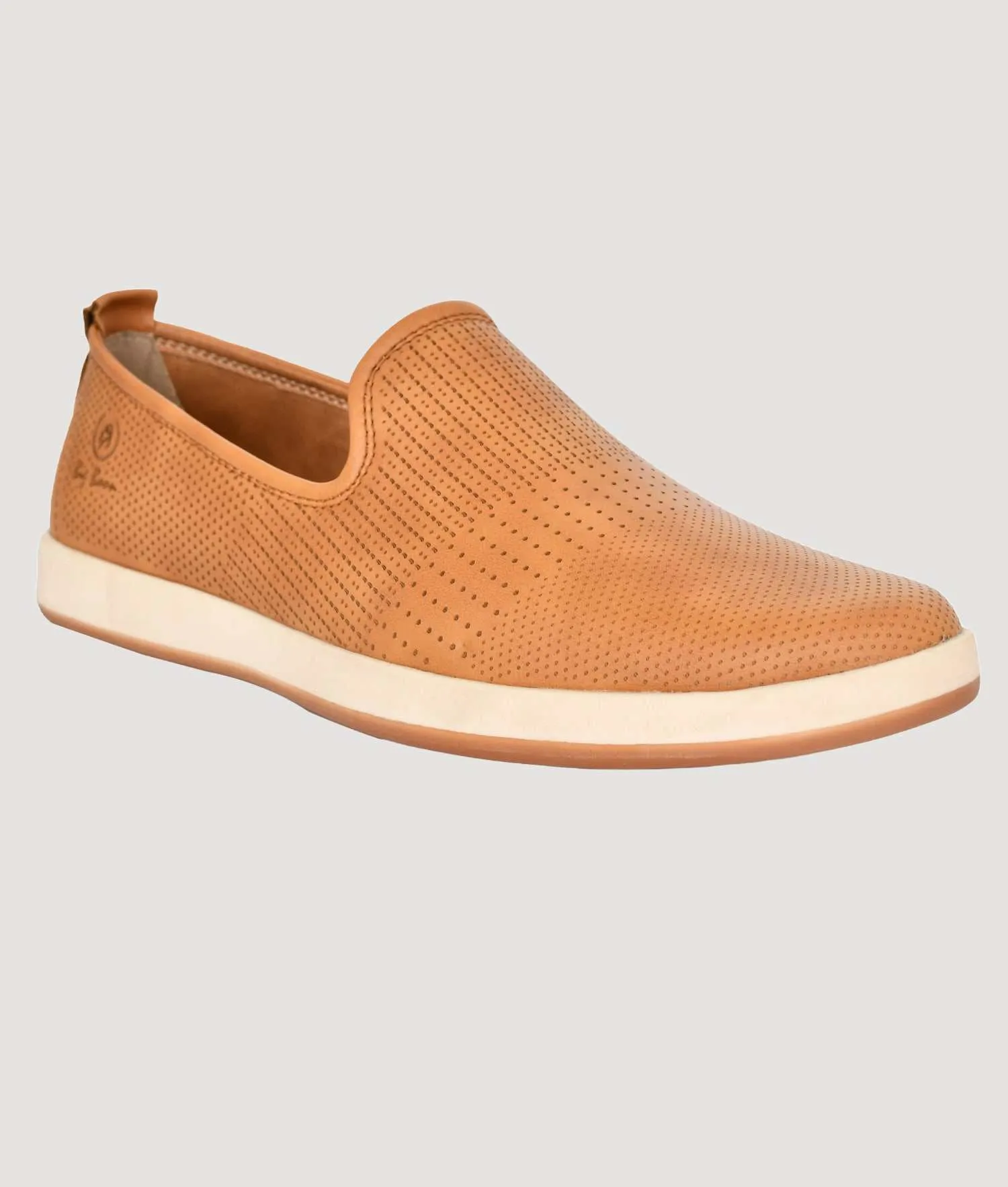 Big Boon Men Perforated Lightweight Slip-On Loafers
