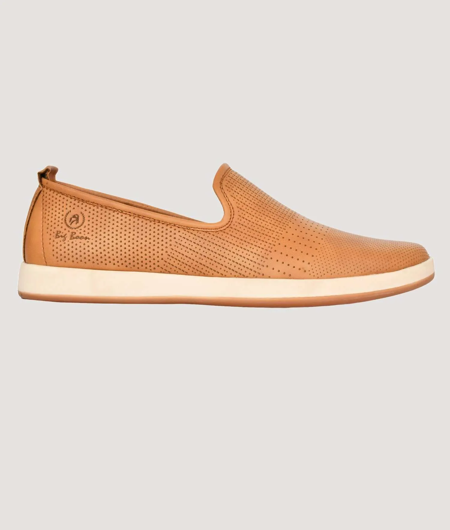 Big Boon Men Perforated Lightweight Slip-On Loafers