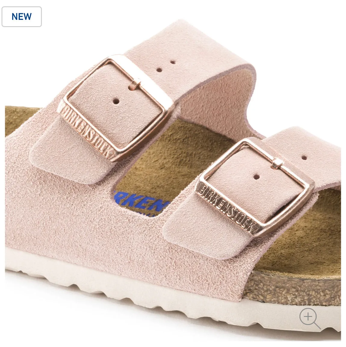 Birkenstock Arizona Light Rose Suede Soft Footbed Made In Germany