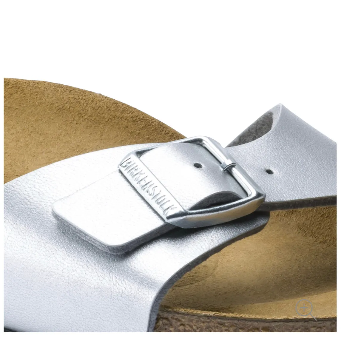 Birkenstock Madrid Silver Birko-Flor Made In Germany