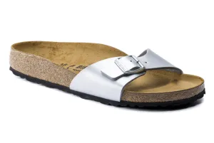 Birkenstock Madrid Silver Birko-Flor Made In Germany