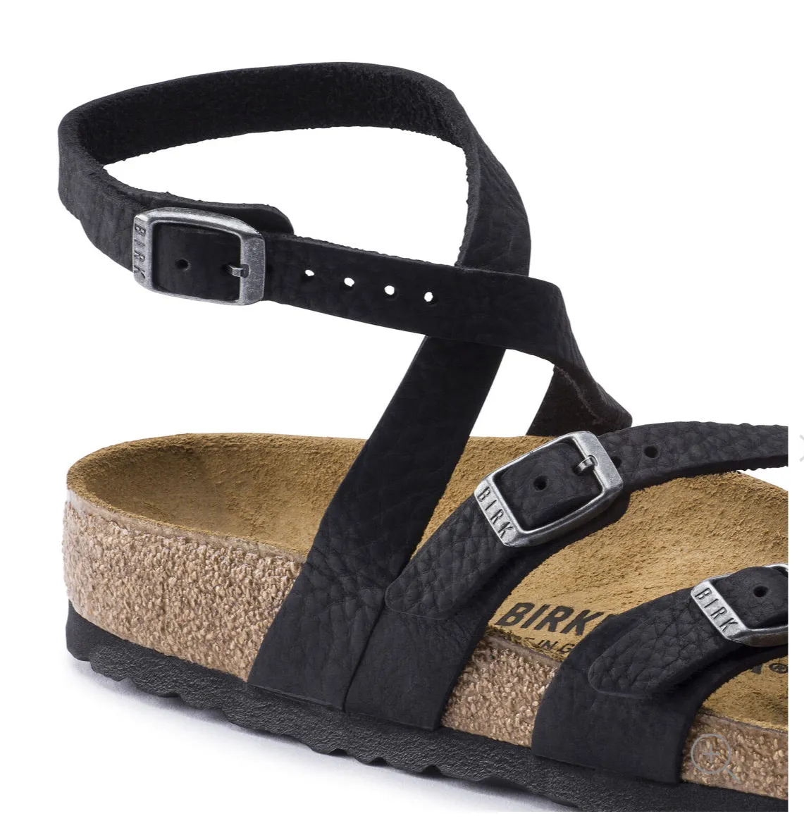 Birkenstock Seres Camberra Old Black Leather Made In Germany
