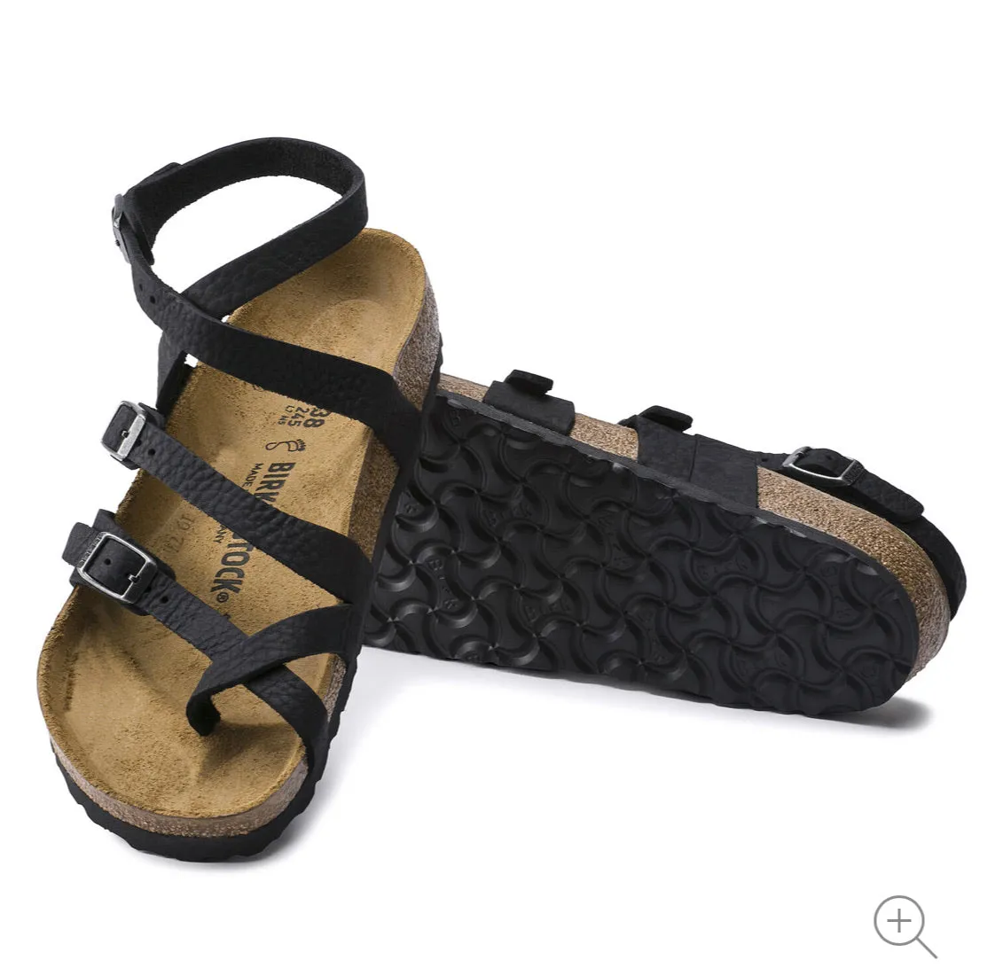 Birkenstock Seres Camberra Old Black Leather Made In Germany