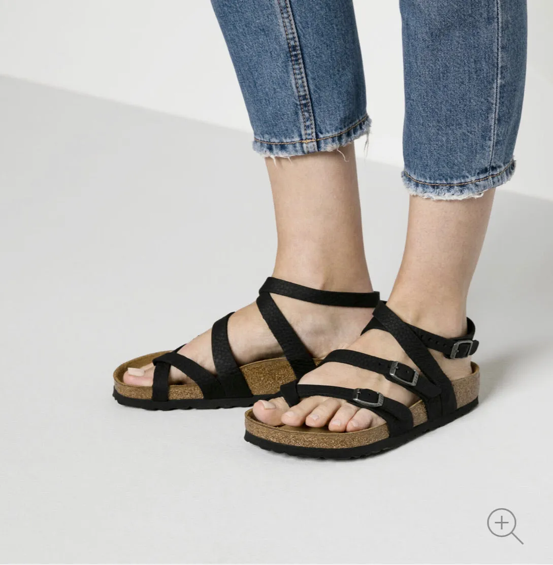 Birkenstock Seres Camberra Old Black Leather Made In Germany