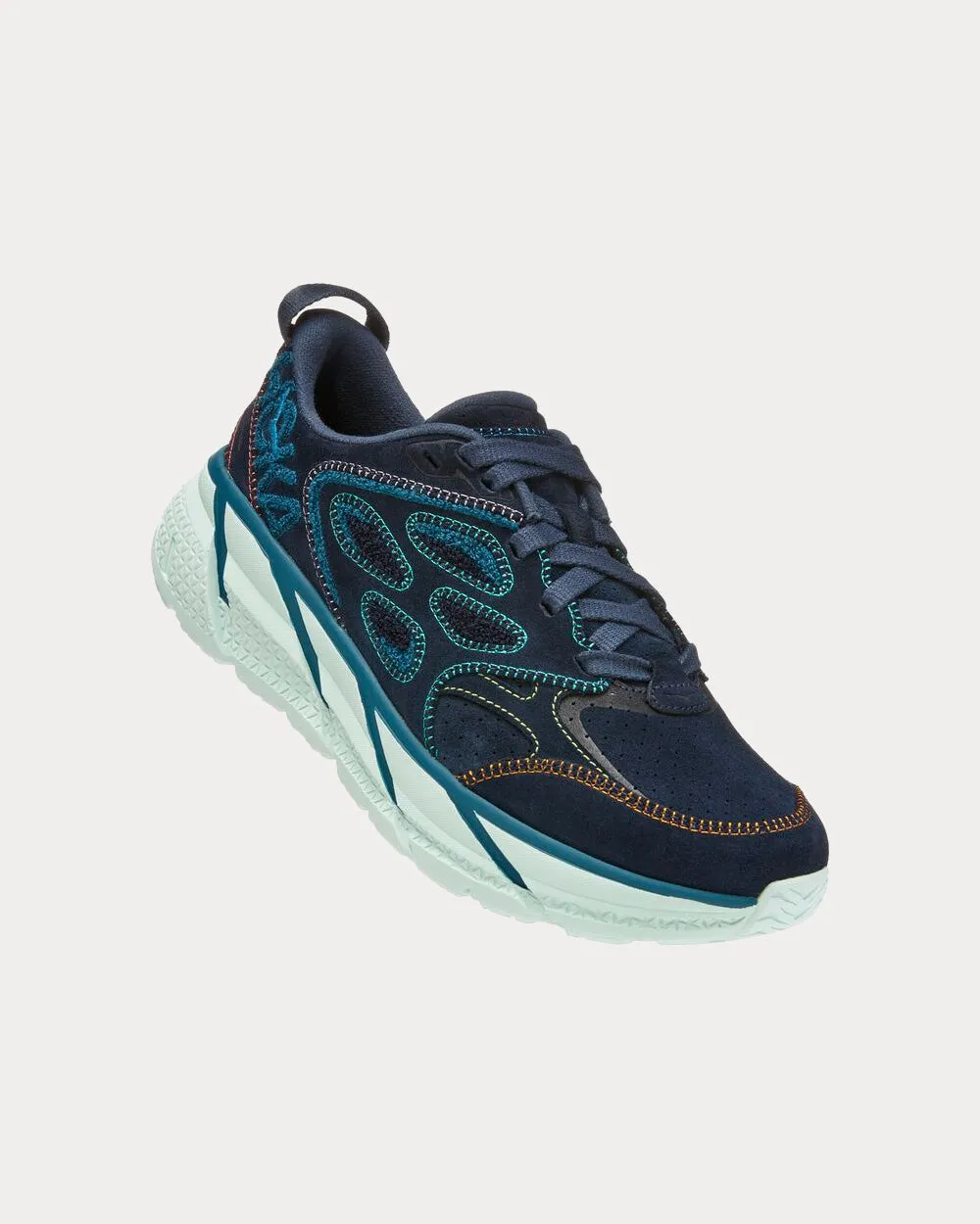 Clifton L Embroidery Outer Space / Blue Coral Running Shoes