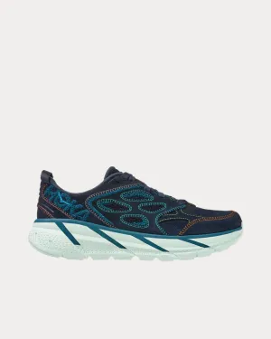 Clifton L Embroidery Outer Space / Blue Coral Running Shoes