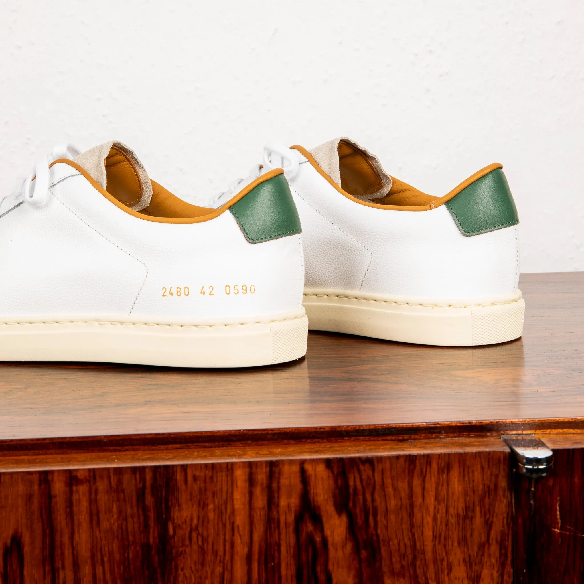 Common Projects Retro Low Profile White/Green
