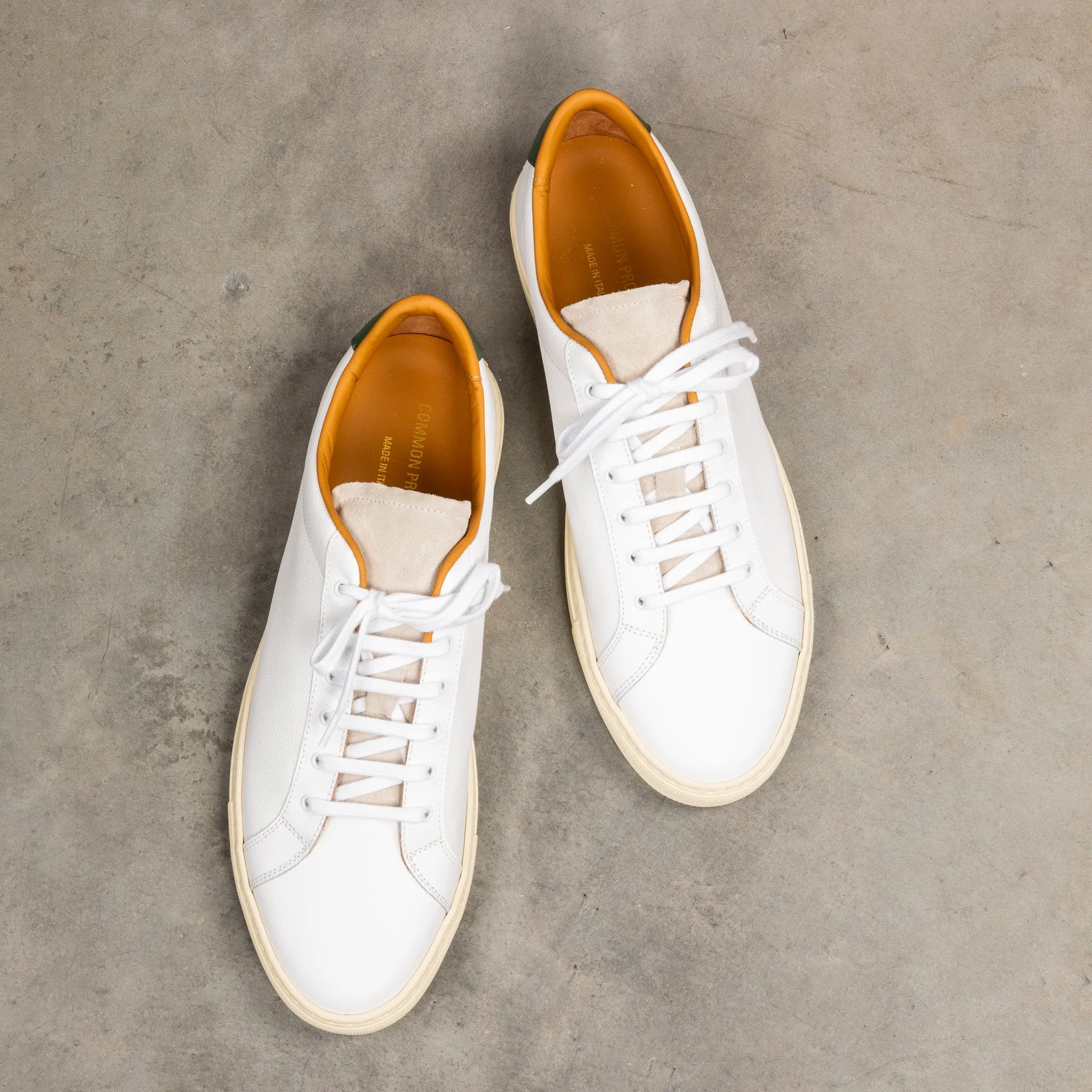 Common Projects Retro Low Profile White/Green