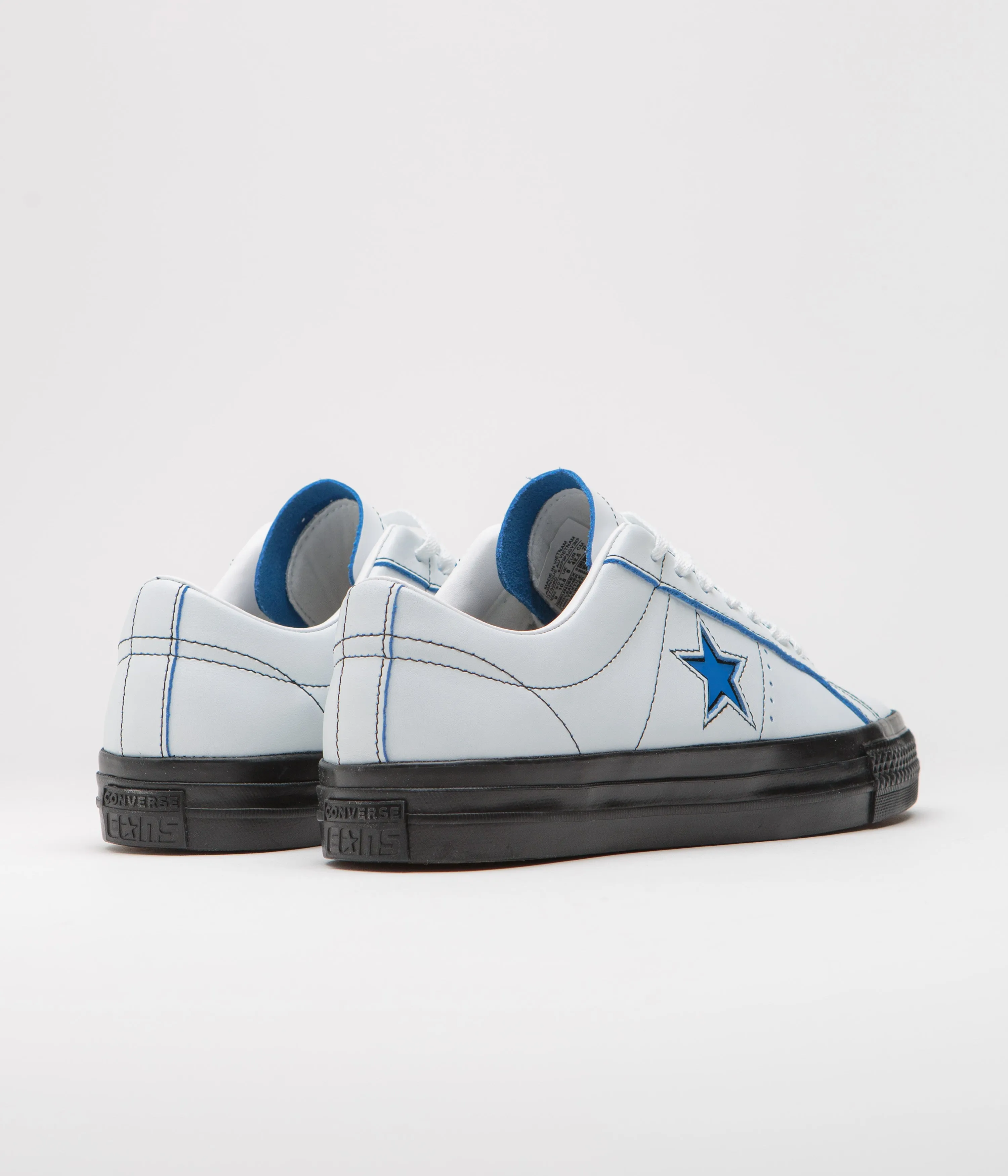 Converse One Star Pro Ox Eddie Cernicky Shoes - White / Black / Kinetic Blue