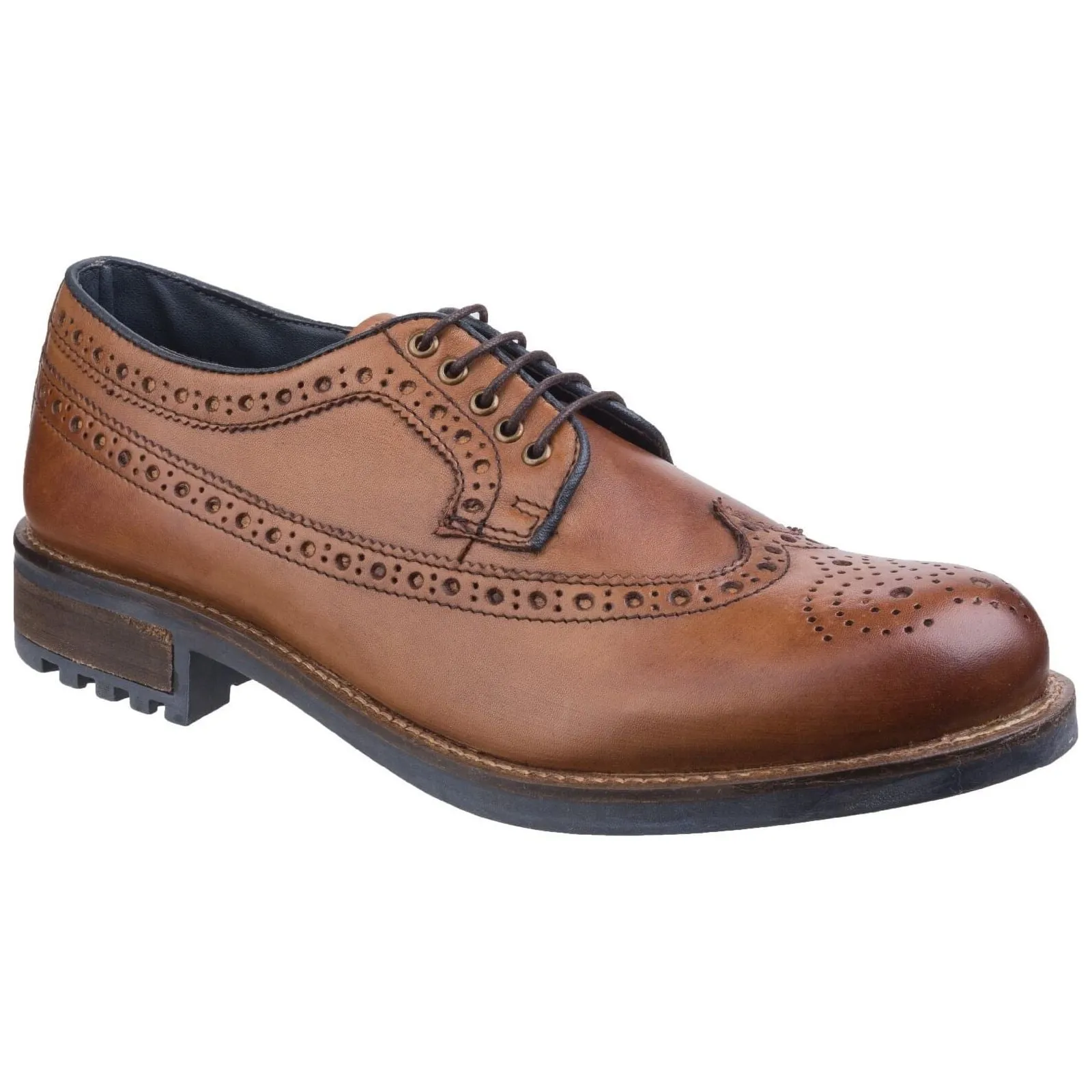 Cotswold Poplar Brogue Shoes Mens