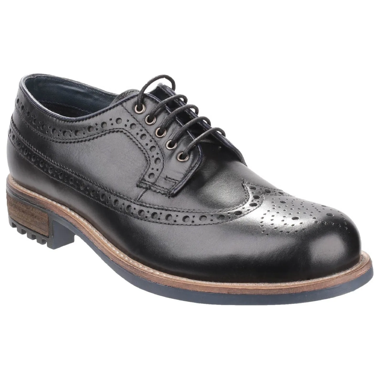 Cotswold Poplar Brogue Shoes Mens