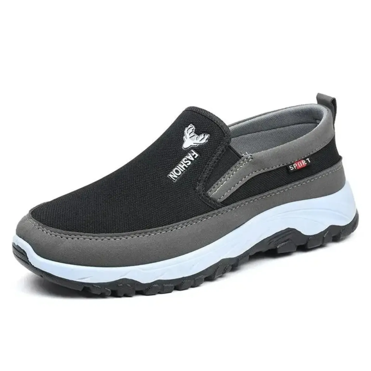 Cuzcare Orthopedic Women's Shoes Comfortable Soft Sole Lightweight Canvas Slip-on