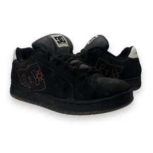 DC SHOES CO. Classic Black Embroidered Logo Skater Skateboard Sneakers Trainers Shoes