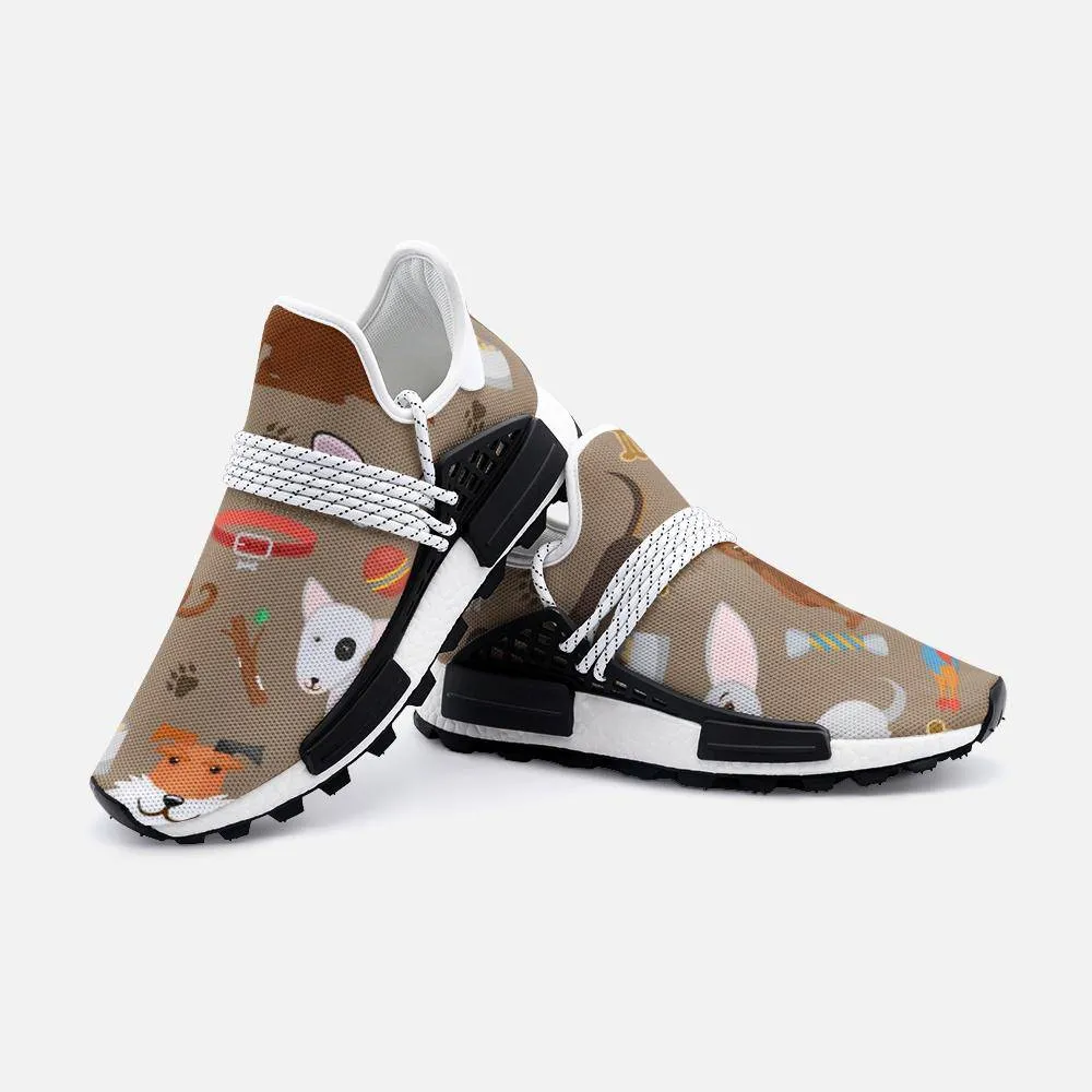Funny cute dog Unisex Lightweight Custom shoes