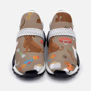 Funny cute dog Unisex Lightweight Custom shoes