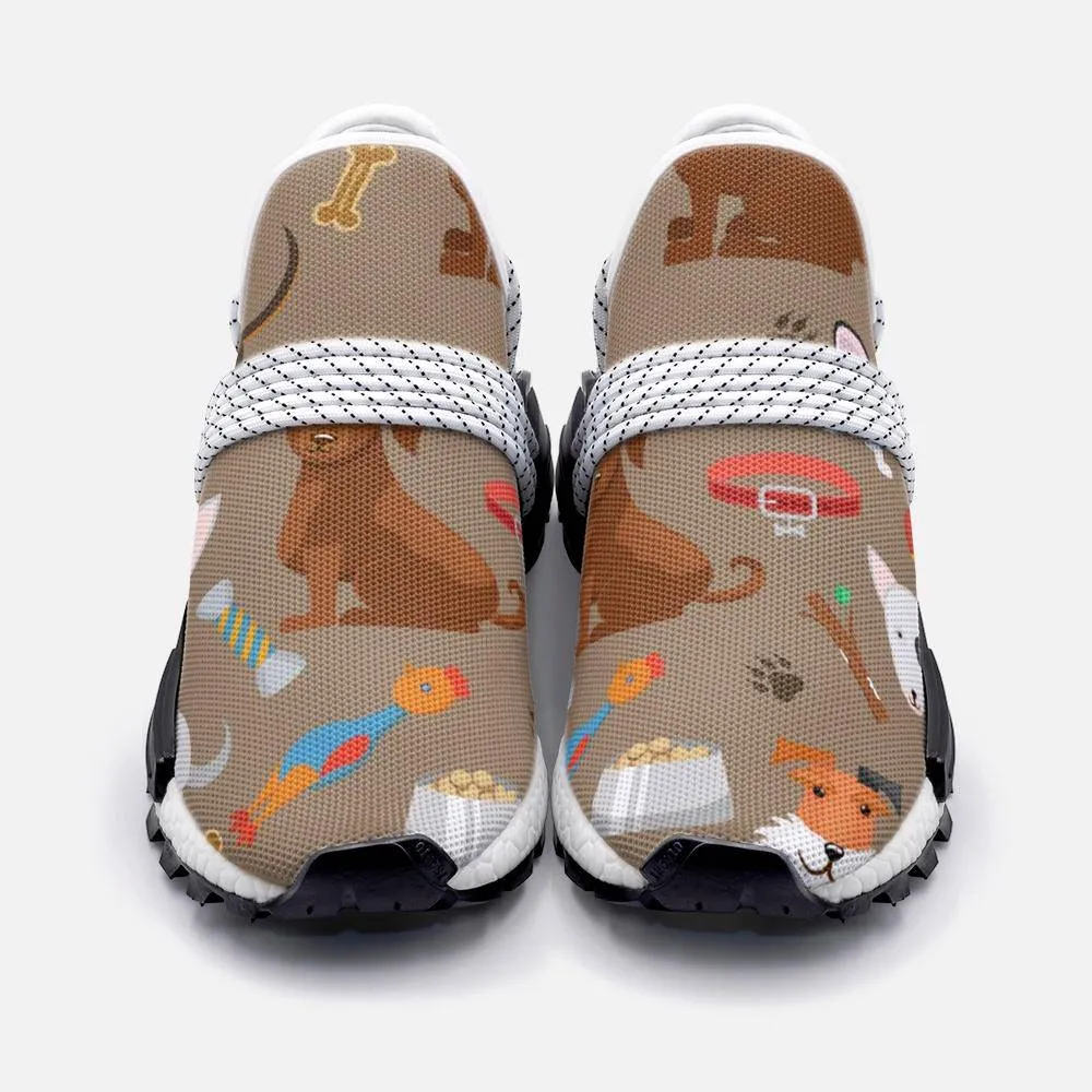 Funny cute dog Unisex Lightweight Custom shoes