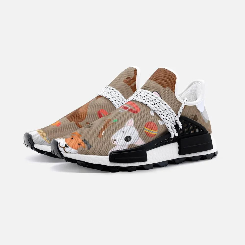 Funny cute dog Unisex Lightweight Custom shoes