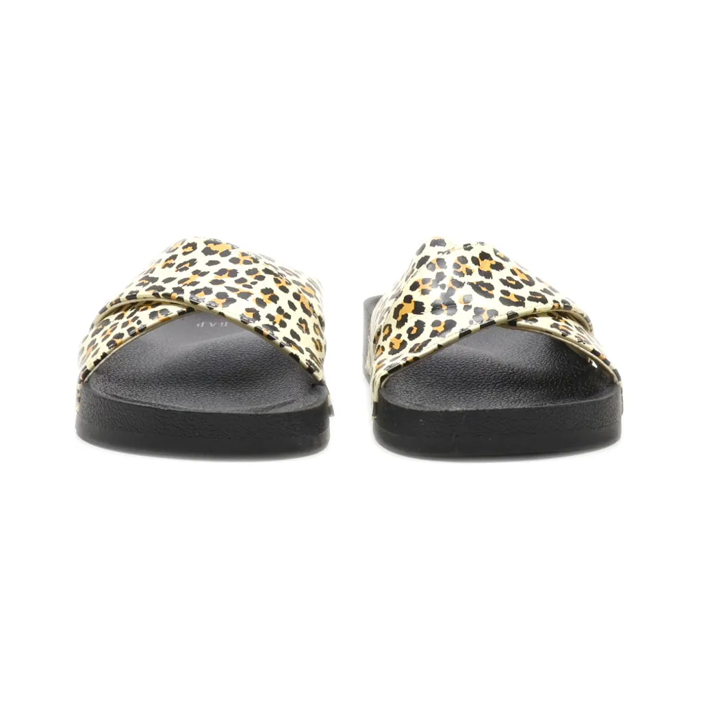 Gap Sliders Leather Beige Colour For Women