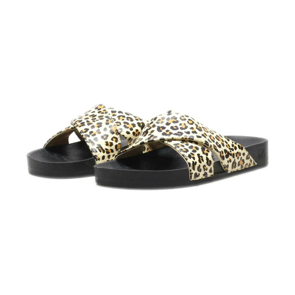Gap Sliders Leather Beige Colour For Women