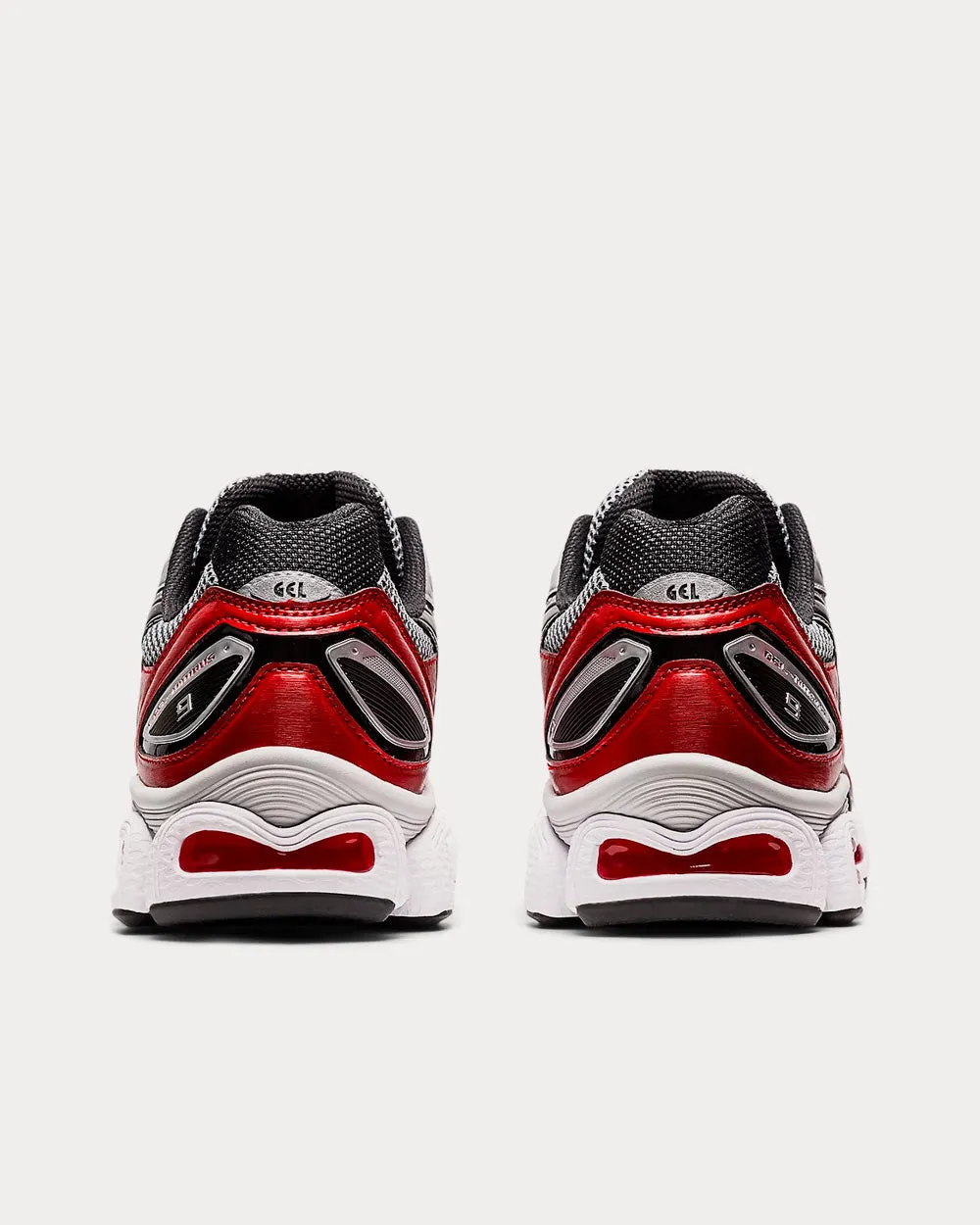 GEL-NIMBUS 9 Pure Silver / Classic Red Running Shoes