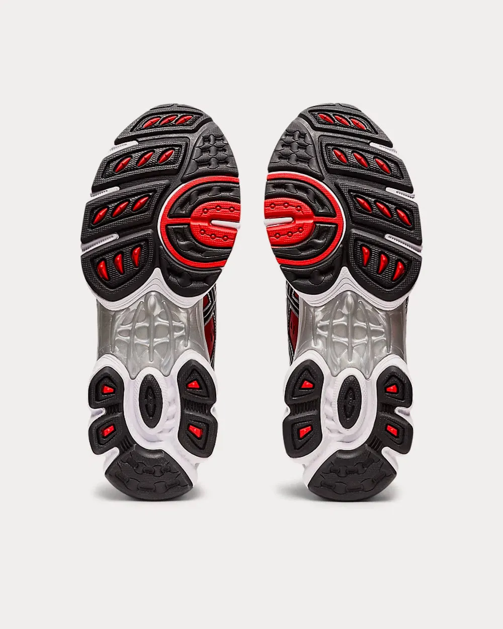 GEL-NIMBUS 9 Pure Silver / Classic Red Running Shoes