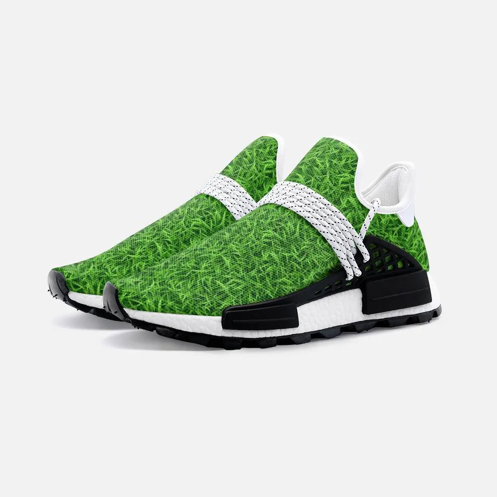 green grass pattern Unisex Lightweight Custom shoes