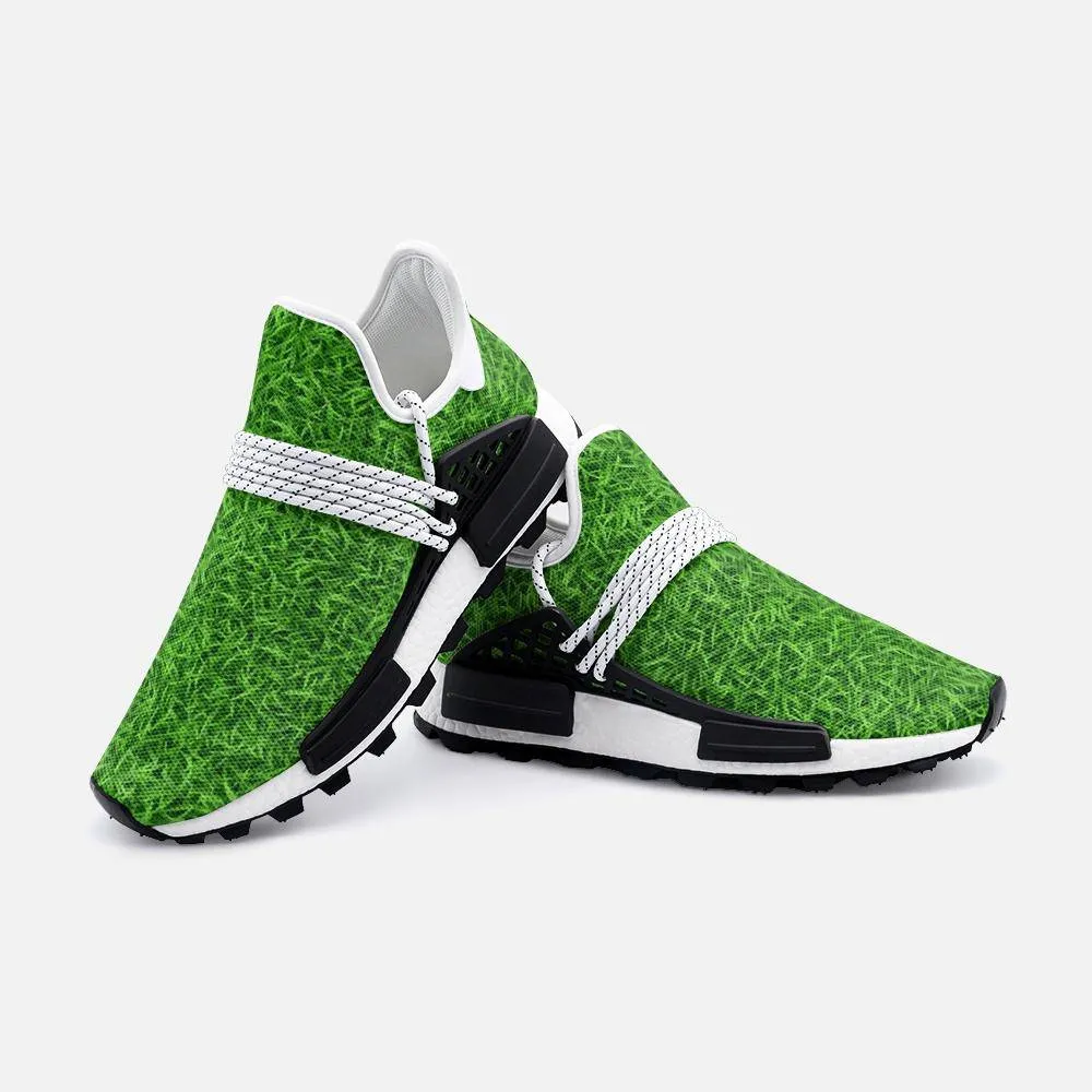 green grass pattern Unisex Lightweight Custom shoes