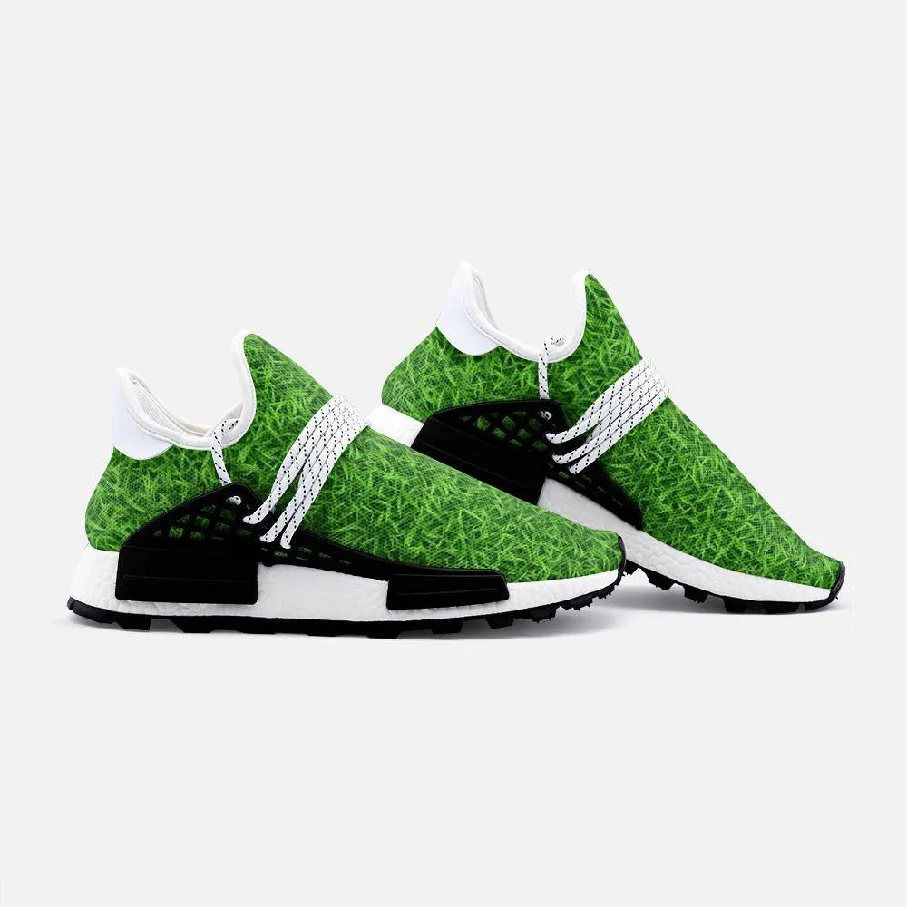 green grass pattern Unisex Lightweight Custom shoes