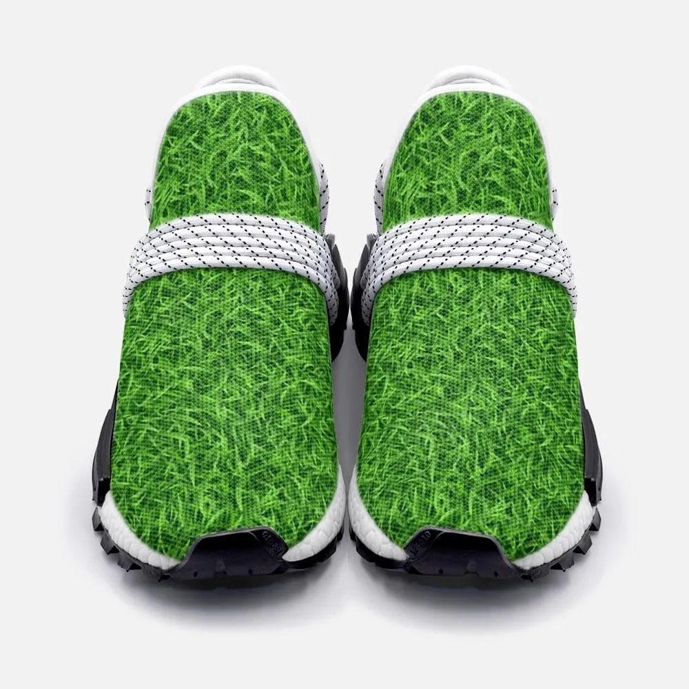 green grass pattern Unisex Lightweight Custom shoes