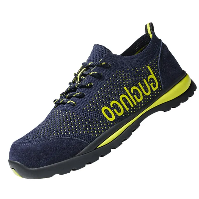 Guglngo work safety shoes breathable lightweight unisex
