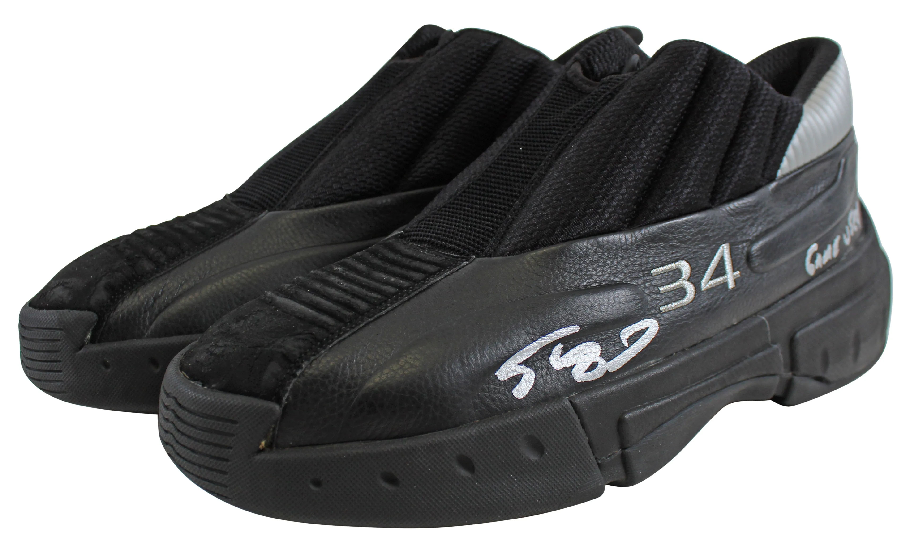 Heat Shaquille O'Neal "Game Used" Authentic Signed 2000-2002 Dunkman Shoes BAS