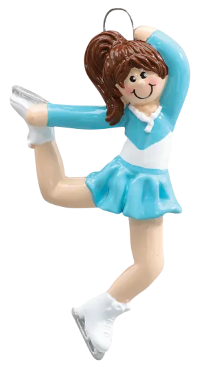 Ice Skater Christmas Ornament