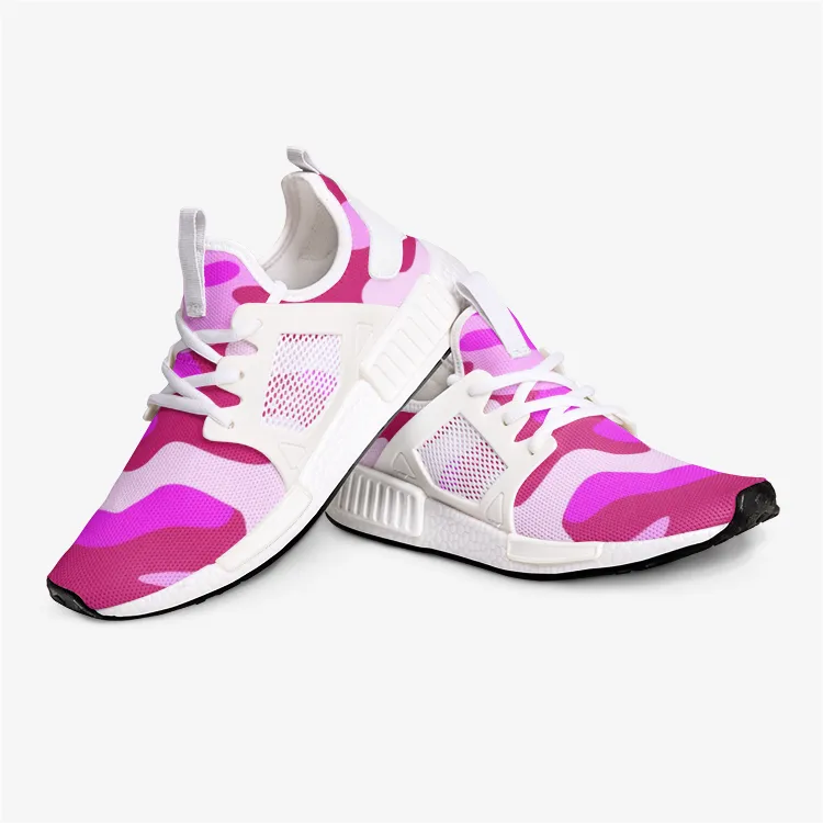 Intensive Pink Camouflage 27 Unisex Lightweight Sneaker