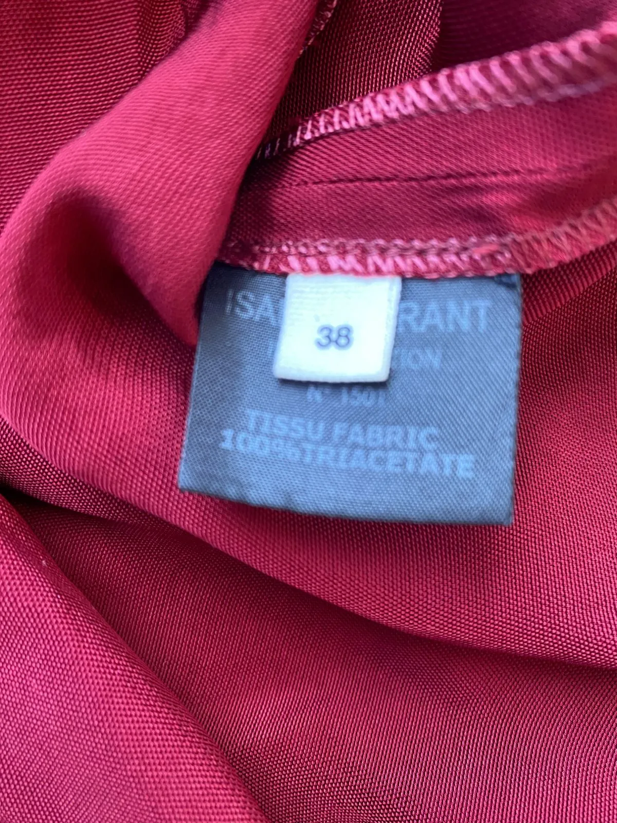 ISABEL MARANT ÈTOILE mini skirt |  Red/Burgundy, Size 38 or Medium, Fit & Flare