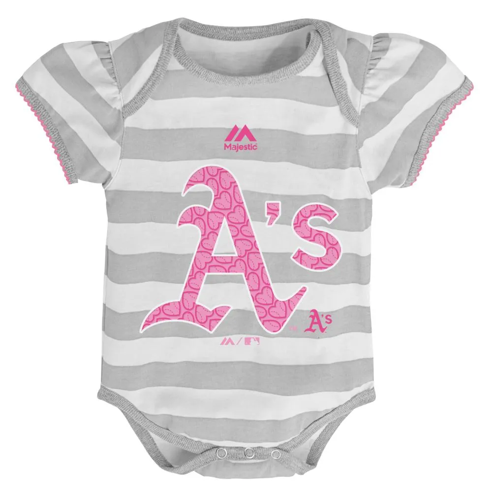 It's a Triple! Athletics Girl Bodysuits