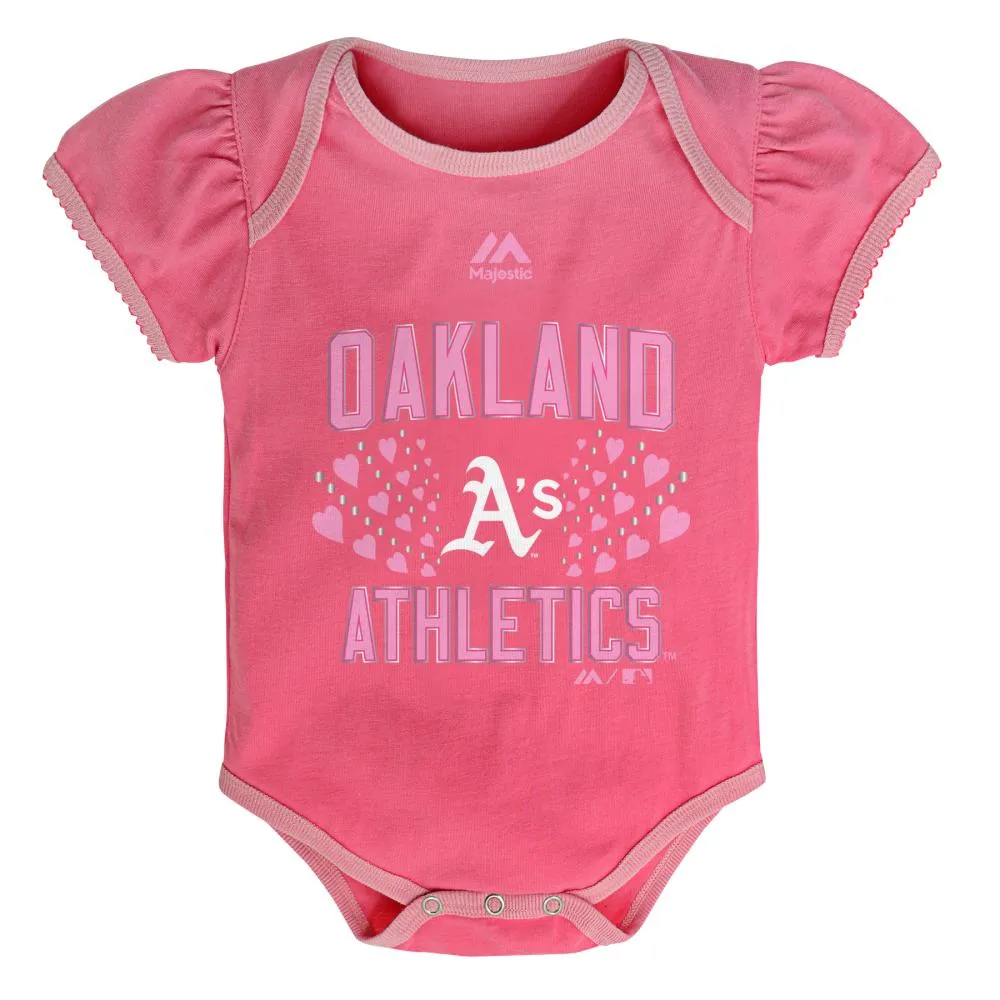 It's a Triple! Athletics Girl Bodysuits