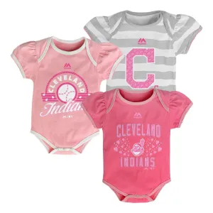 It's a Triple! Indians Girl Bodysuits