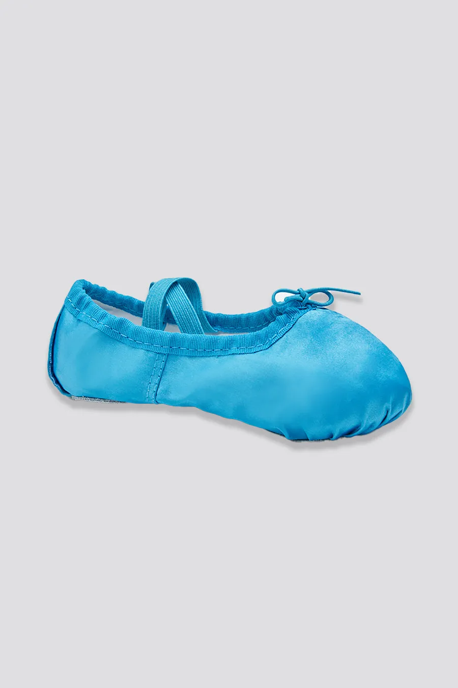 Kids Blue Ballet Shoes - Satin