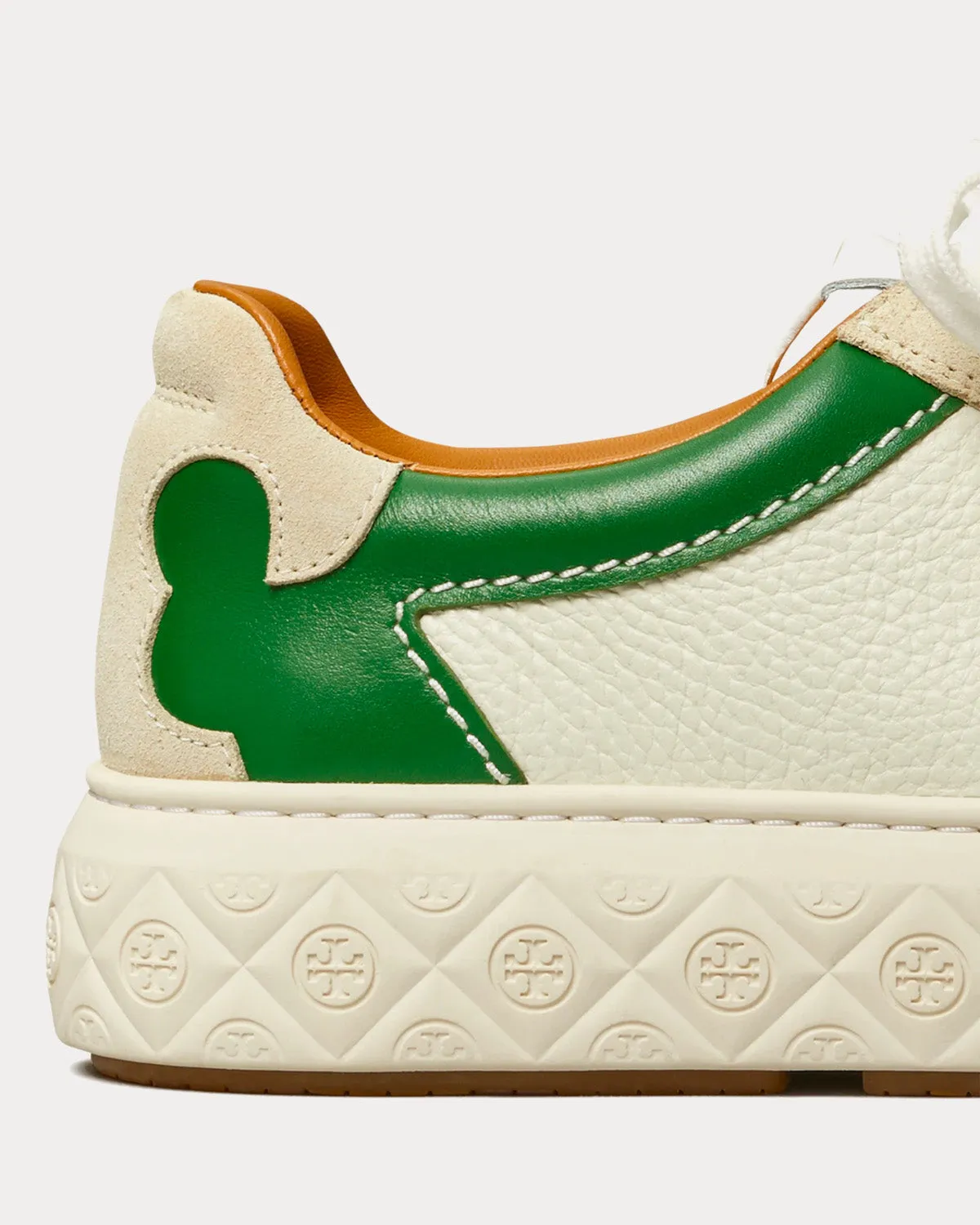 Ladybug White / Cream / Green Ray Low Top Sneakers
