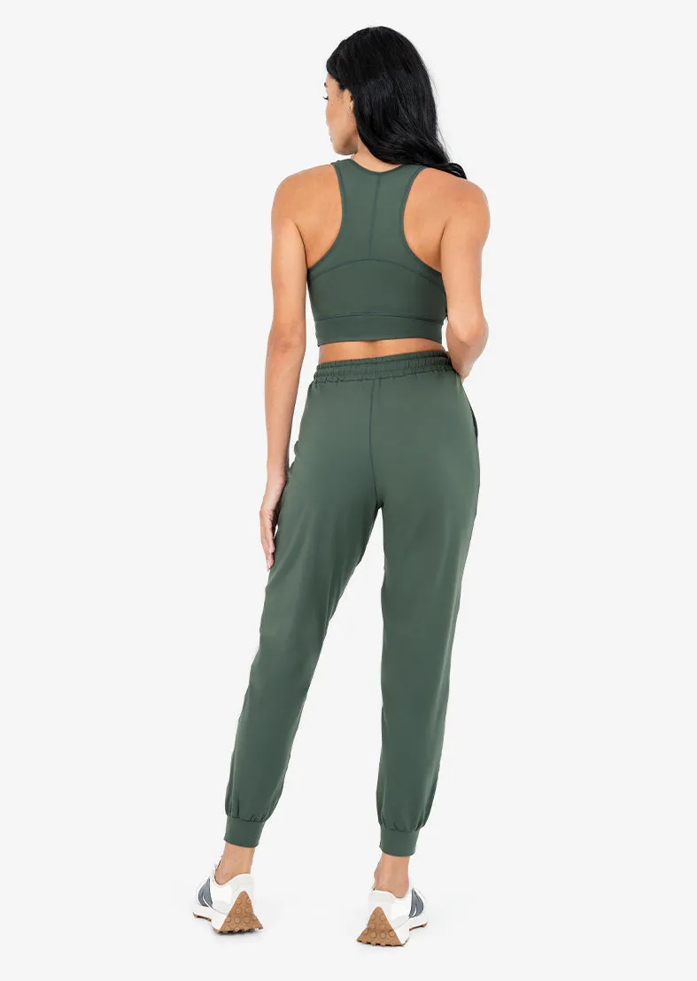 Life Race Back Bra Deep Green