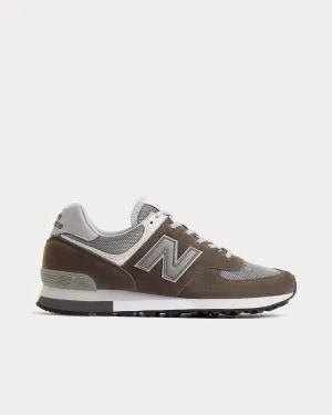 MADE in UK 576 Dark Gull Grey / Steeple Gray / Alloy Low Top Sneakers