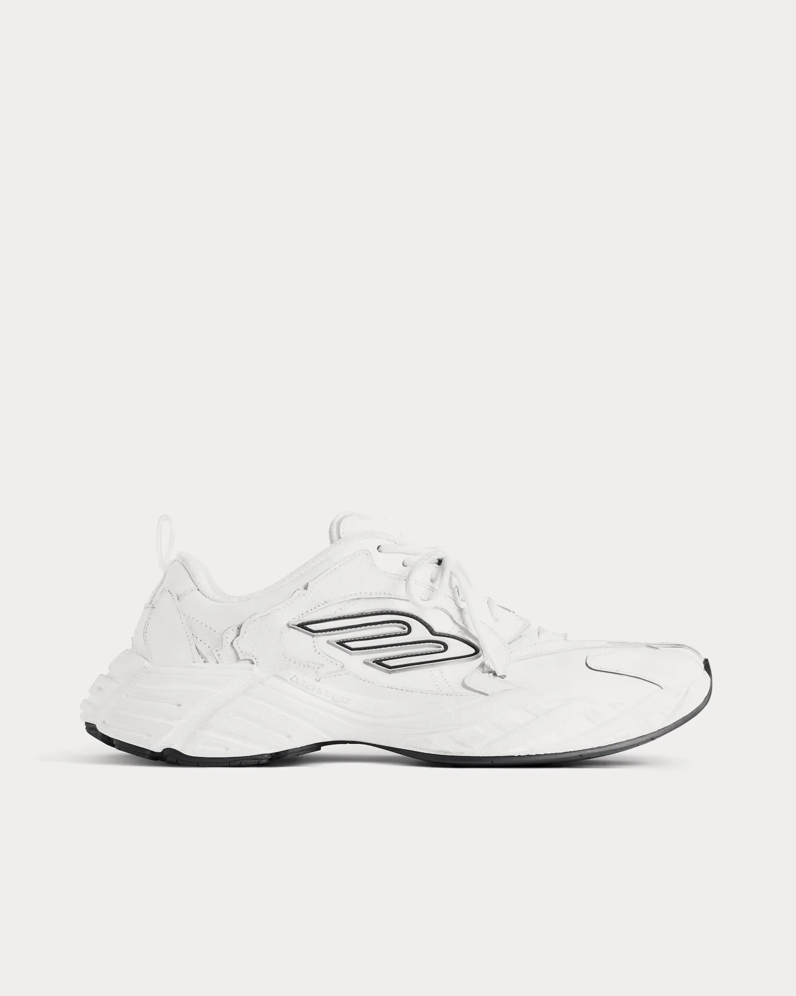 Monday Shoe White / Black / Grey Low Top Sneakers