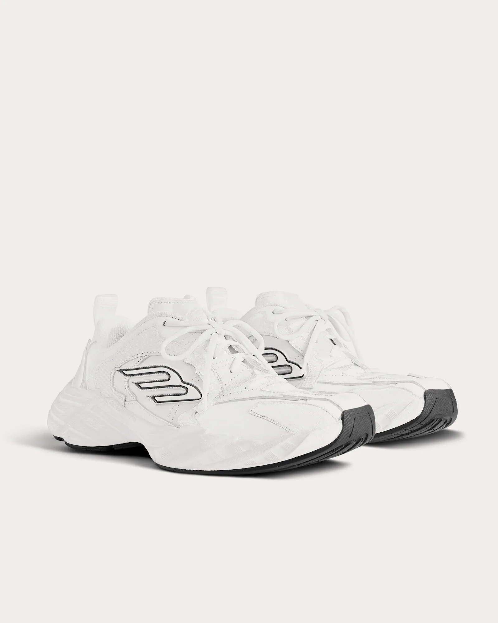 Monday Shoe White / Black / Grey Low Top Sneakers